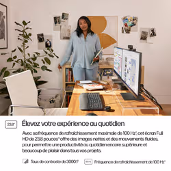 HP Series 3 Pro Moniteur FHD 23,8 pouces - 324pv - Vue supplémentaire 4