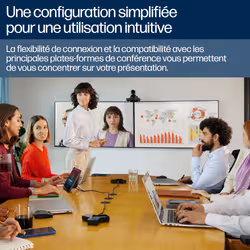 HP Poly Caméra intelligente Poly Studio E60 4K MPTZ avec zoom optique 12x - Vue supplémentaire 4