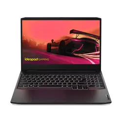 Lenovo IdeaPad Gaming 3 15ACH6 AMD Ryzen™ 5 5500H Ordinateur portable 39,6 cm (15.6") Full HD 16 Go DDR4-SDRAM 512 Go SSD NVIDIA GeForce RTX 2050 Wi-Fi 6 (802.11ax) Windows 11 Home Noir