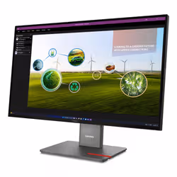 Lenovo ThinkVision P27Q-40 écran plat de PC 68,6 cm (27") 2560 x 1440 pixels Quad HD LED Noir - Vue supplémentaire 2