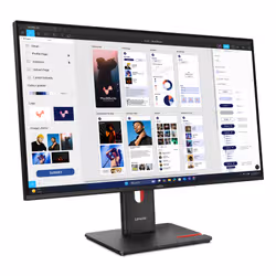 Lenovo ThinkVision T32UD-40 écran plat de PC 80 cm (31.5") 3840 x 2160 pixels 4K Ultra HD LCD Noir - Vue supplémentaire 3