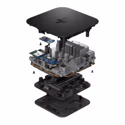 HP USB-C 100W G6 Dock Avec fil USB 3.2 Gen 2 (3.1 Gen 2) Type-C Noir - Vue supplémentaire 7
