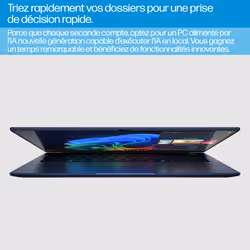 HP EliteBook Ultra G1q Copilot+ PC Qualcomm Snapdragon X1E-78-100 Ordinateur portable 35,6 cm (14") Écran tactile 2.2K 16 Go LPDDR5x-SDRAM SSD Wi-Fi 6E (802.11ax) Windows 11 Pro Bleu - Vue supplémentaire 8