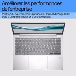 HP EliteBook 660 G11 Intel Core Ultra 5 125U Ordinateur portable 40,6 cm (16") WUXGA 8 Go DDR5-SDRAM 512 Go SSD Wi-Fi 6E (802.11ax) Windows 11 Pro AI PC Argent - Vue supplémentaire 7