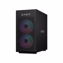 HP OMEN 35L Gaming GT16-0000nk AMD Ryzen™ 5 8500F 16 Go DDR5-SDRAM 512 Go SSD AMD Radeon RX 7600 Windows 11 Home in S mode Tower PC AI PC Noir - Vue supplémentaire 3
