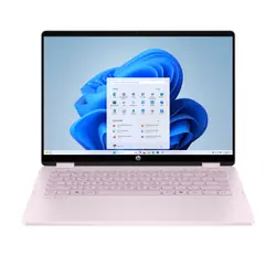 HP OmniBook 5 Flip 14-fp0023nk Intel Core 5 120U Hybride (2-en-1) 35,6 cm (14") Écran tactile 2K 8 Go LPDDR5-SDRAM 512 Go SSD Wi-Fi 6 (802.11ax) Windows 11 Home Rose