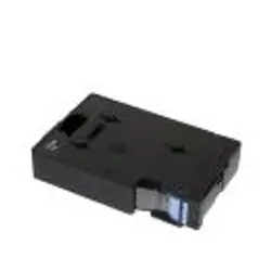 Brother Gloss Laminated Labelling Tape - 12mm, Red/Clear ruban d'étiquette TC