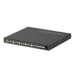 NETGEAR GSM4248PX-100EUS commutateur réseau Géré L2/L3/L4 Gigabit Ethernet (10/100/1000) Connexion Ethernet, supportant l'alimentation via ce port (PoE) Noir