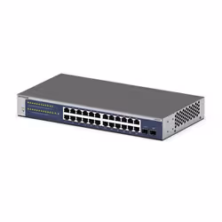 NETGEAR GS724Tv6 Géré L2+/L3 Gigabit Ethernet (10/100/1000) 1U Bleu, Gris - Vue supplémentaire 2