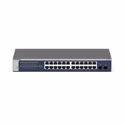 NETGEAR GS724Tv6 Géré L2+/L3 Gigabit Ethernet (10/100/1000) 1U Bleu, Gris - Vue supplémentaire 3