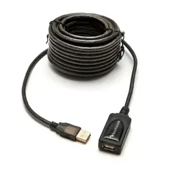 BlueRigger USB 2.0 Male to Female, 10m câble USB USB A Noir