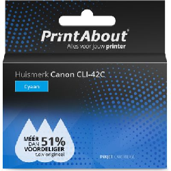 PrintAbout CLI-42C cartouche d'encre Compatible Cyan