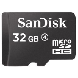 Carte microSDHC SanDisk SDSDQM-032G-B35 32 GB Class 4