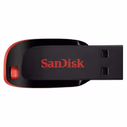 SanDisk Cruzer Blade lecteur USB flash 64 Go USB Type-A 2.0 Noir, Rouge - Vue supplémentaire 3