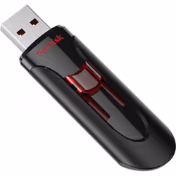 SanDisk UFM 32GB USB CRUZER GLIDE 3.0 lecteur USB flash 32 Go USB Type-A 3.2 Gen 1 (3.1 Gen 1) Noir, Rouge - Vue supplémentaire 2