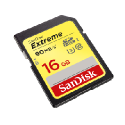 SanDisk Extreme mémoire flash 16 Go SDHC UHS-I Classe 10