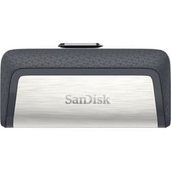 SanDisk Ultra Dual Drive lecteur USB flash 128 Go USB Type-A / 3.2 Gen 1 (3.1 Gen 1) Noir, Argent