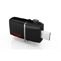 SanDisk Ultra Dual USB Drive 3.0 lecteur USB flash 16 Go USB Type-A / Micro-USB 3.2 Gen 1 (3.1 Gen 1) Noir