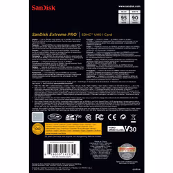 SanDisk Extreme Pro 32 Go SDHC UHS-I Classe 10 - Vue supplémentaire 3