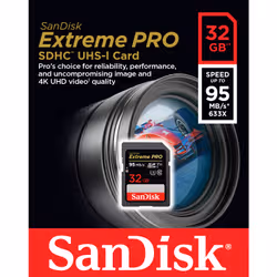 SanDisk Extreme Pro 32 Go SDHC UHS-I Classe 10 - Vue supplémentaire 4