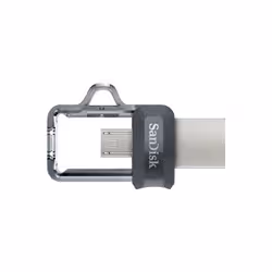 SanDisk Ultra Dual m3.0 lecteur USB flash 32 Go USB Type-A / Micro-USB 3.2 Gen 1 (3.1 Gen 1) Noir, Argent, Transparent - Vue supplémentaire 7