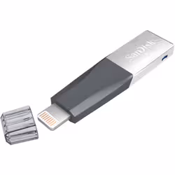 SanDisk IXpand Mini 64GB lecteur USB flash 64 Go USB Type-A / Lightning 3.2 Gen 1 (3.1 Gen 1) Gris, Argent - Vue supplémentaire 2