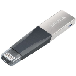 SanDisk IXpand Mini 128GB lecteur USB flash 128 Go USB Type-A / Lightning 3.2 Gen 1 (3.1 Gen 1) Gris, Argent