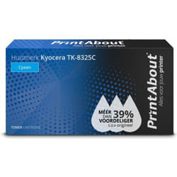 PrintAbout TK-8325C Cartouche de toner Compatible Cyan