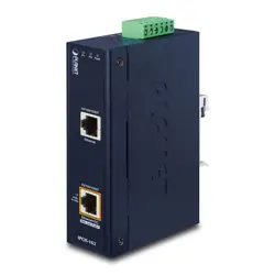 PLANET IPOE-162 commutateur réseau Gigabit Ethernet (10/100/1000) Connexion Ethernet, supportant l'alimentation via ce port (PoE) Noir