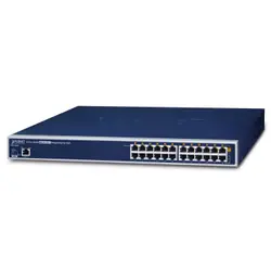 PLANET POE1200G commutateur réseau Géré Gigabit Ethernet (10/100/1000) Connexion Ethernet, supportant l'alimentation via ce port (PoE) 1U Bleu