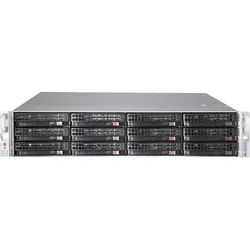 Supermicro CSE-826BE2C-R920LPB unité centrale Rack Noir, Acier inoxydable 920 W