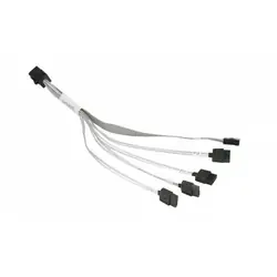 Supermicro SFF-8643/4xSATA Noir, Gris