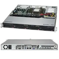 Supermicro SuperServer 5019P-MT Intel C622 LGA 3647 (Socket P) Rack (1 U) Noir