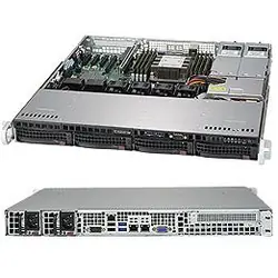Supermicro SuperServer 5019P-MTR Intel C622 LGA 3647 (Socket P) Rack (1 U) Noir