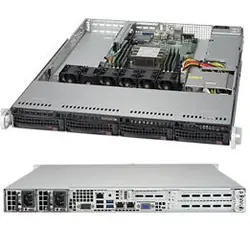 Supermicro SuperServer 5019P-WT Intel C622 LGA 3647 (Socket P) Rack (1 U) Noir
