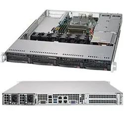 Supermicro SuperServer 5019S-W4TR Intel® C236 LGA 1151 (Emplacement H4) Rack (1 U) Noir