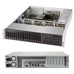 Supermicro SYS-2029P-C1RT serveur barebone Intel C622 LGA 3647 (Socket P) Rack (2 U) Noir
