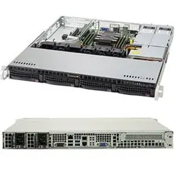 Supermicro SuperServer 5019P-MR Intel® C621 LGA 3647 (Socket P) Rack (1 U) Noir