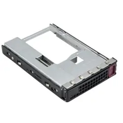 Supermicro MCP-220-00158-0B Obturateur de baie de lecteur 2,5/3,5" Plateau de stockage de disques Noir, Bordeaux, Métallique