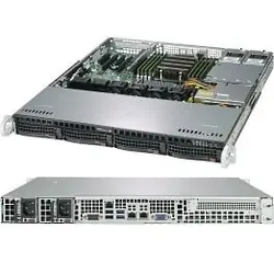 Supermicro A+ Server 1013S-MTR Socket SP3 Rack (1 U) Noir, Gris