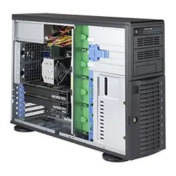 Supermicro SYS-5049A-T barebone PC/ poste de travail Noir LGA 3647 (Socket P)