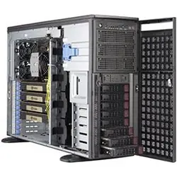 Supermicro SuperWorkstation 5049A-TR Intel® C621 LGA 3647 (Socket P) Rack (4 U) Noir