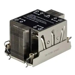 Supermicro SNK-P0078PC système de refroidissement d’ordinateur Processeur Dissipateur thermique/Radiateur Noir, Acier inoxydable