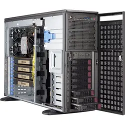 Supermicro SYS-540A-TR barebone PC/ poste de travail Full-Tower Noir Intel® C621