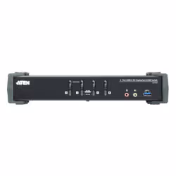 ATEN Umschalter commutateur écran, clavier et souris Noir - Vue supplémentaire 2