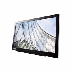AOC 01 Series I1601FWUX écran plat de PC 39,6 cm (15.6") 1920 x 1080 pixels Full HD LED Argent, Noir - Vue supplémentaire 3