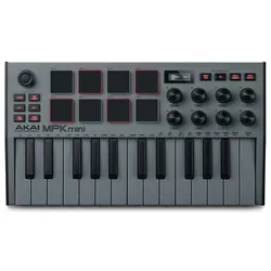 Akai MPK Mini MK3 Grey clavier MIDI 25 touche(s) USB Gris