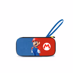PDP Slim Deluxe: Power Pose Mario Boîtier robuste Nintendo Bleu, Rouge - Vue supplémentaire 14