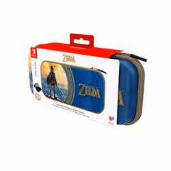 PDP Étui de voyage : Hyrule Blue, Pour Nintendo Switch, Nintendo Switch Lite et Nintendo Switch - Modèle OLED - Vue supplémentaire 9