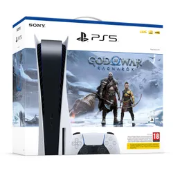 Sony PlayStation 5 + God of War Ragnarök 825 Go Wifi Noir, Blanc